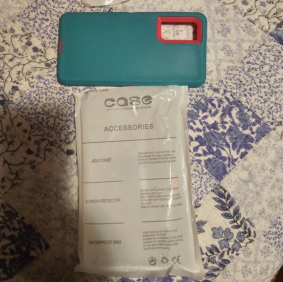 New Teal and Pink Jelly Case for a Samsung S20FE - Picture 2 of 3